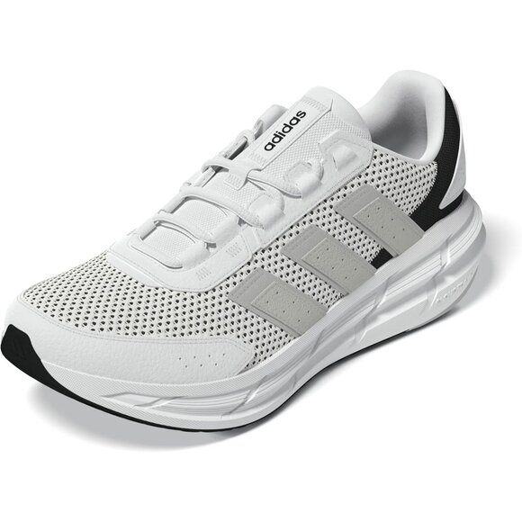 ⚡Adidas Men's White/Grey/Black Imported Rubber Lace Closure Fashion Sneaker - Picture 1 of 7
